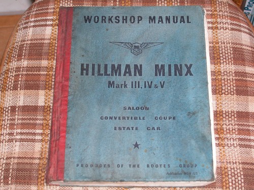 Hillman minx mark 5 - hillman, 3,4