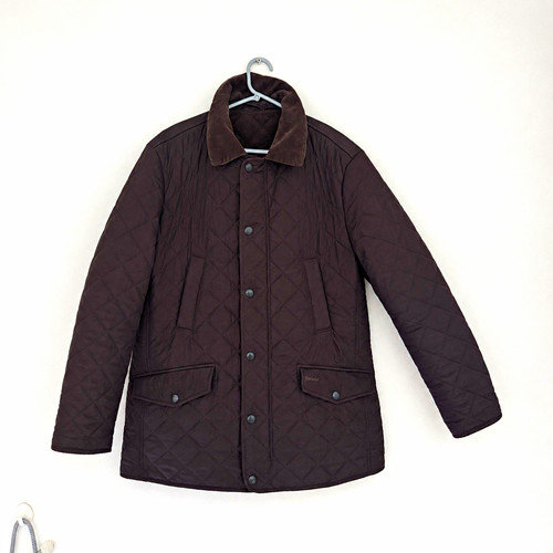 Barbour men brown quilted - barbour, men's