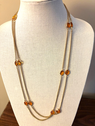 Vintage coro chain necklace - vintage,
