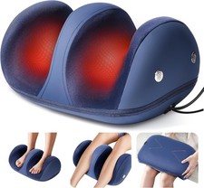 Shiatsu Foot Massager with Heat for Legs, Calf & Ankle, Pain Relief & Circulatio