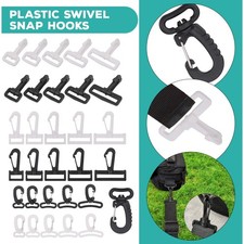 KAM Plastic Swivel Snap Hook Lobster Clasp Buckle for Webbing Strap 20mm-50mm