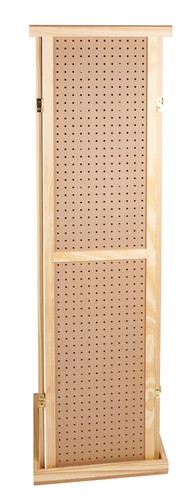 Rotating pegboard display - 5'h,