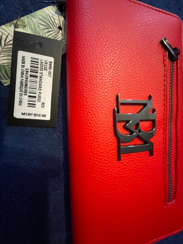 Badgley mischka wallet red - wallet,