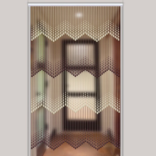 Beaded acrylic door curtain - acrylic,