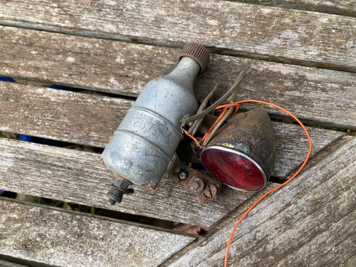Vintage bicycle lucas - bicycle, bottle