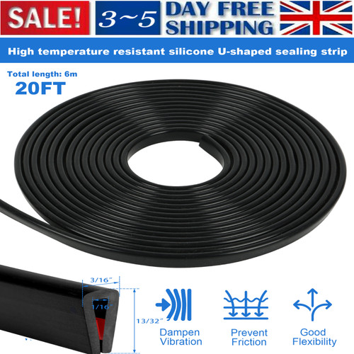 20ft rubber channel edging - rubber, u
