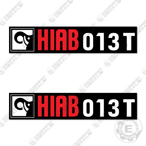 Fits hiab 013t decal - 013t, crane