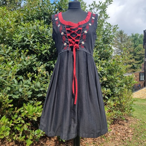 Gothic red black - red, corset