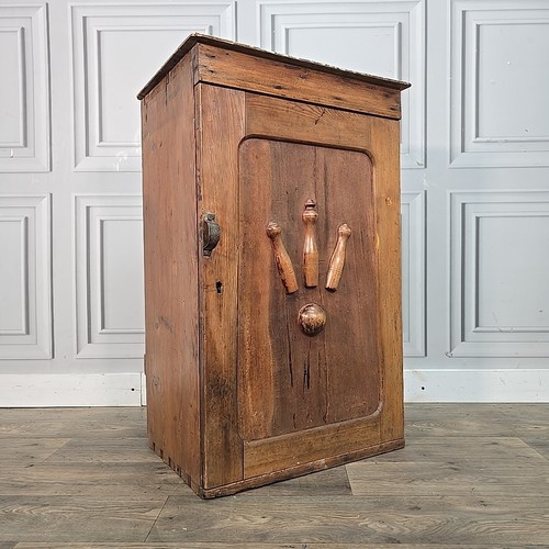 Antique storage cupboard folk - antique,