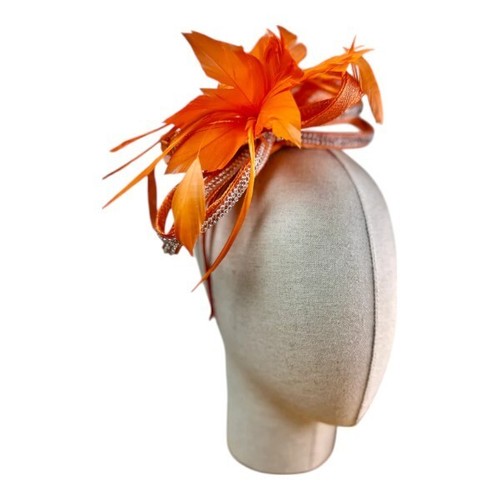 Small flower feather - flower, hat