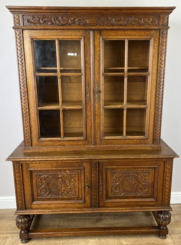 Bookcase vintage french oak - vintage,