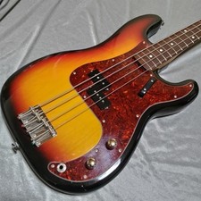 Fender Japan Precision Bass Sunburst RPB-70 Electric Bass Guitar W/Gig Bag