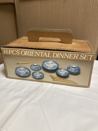 Piece oriental dinner set - 16-piece,