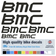 BMC bike decals labels with