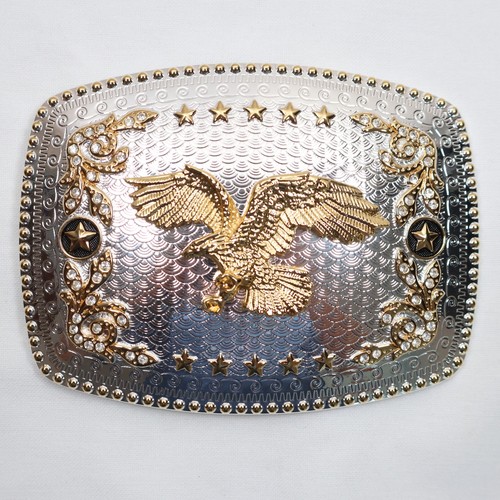 Eagle belt buckle rectangle - eagle,