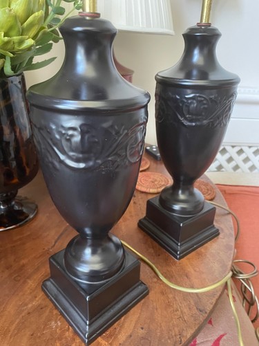 Pair black wedgwood for - pair, of
