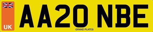 Aaron number plate aa20 - aaron,