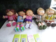CABBAGE PATCH DOLLS X 5 4 GIRLS 1 HAS LIGHT UP FLASHING SHOES ONE BOY ALL EX CON