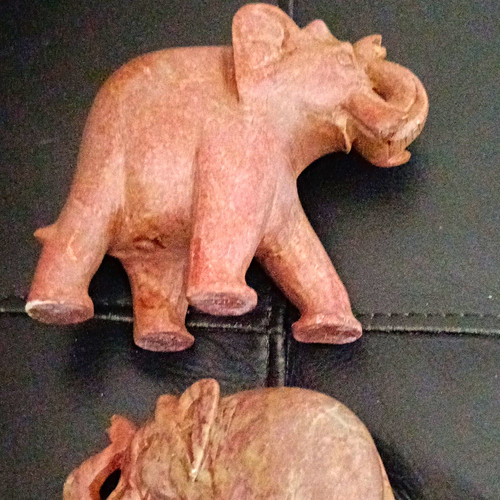 Handcarved elephant - 2,