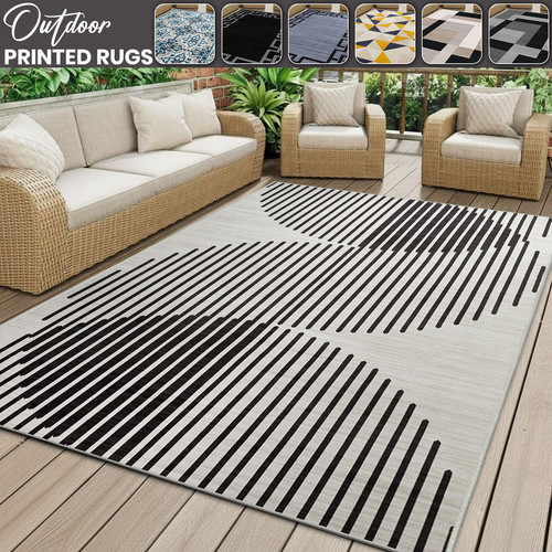 Modern outdoor rug large patio - modern,