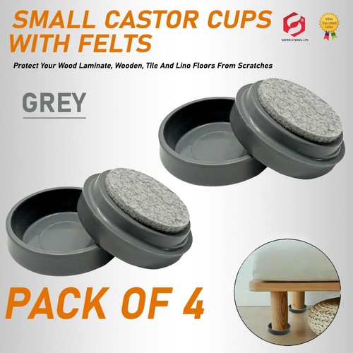 Small grey castor - castor, felt