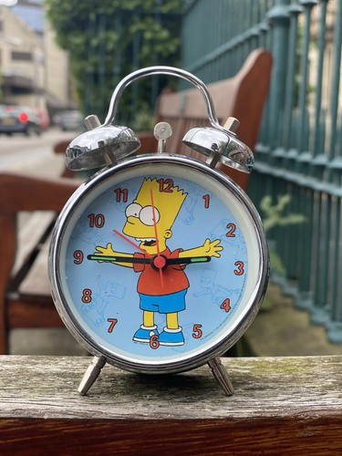 Vintage simpsons alarm clock - simpsons,