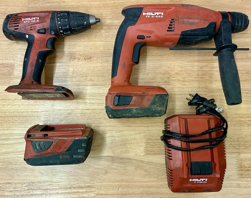 Hilti 22v tool lot - sfc, 22-a