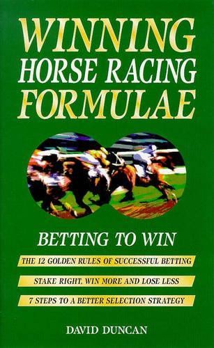 Winning horse racing formulae - winning,
