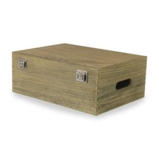 10 x Oak Effect Wooden Box For