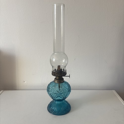 Victorian oil lamp - lamp, vibrant