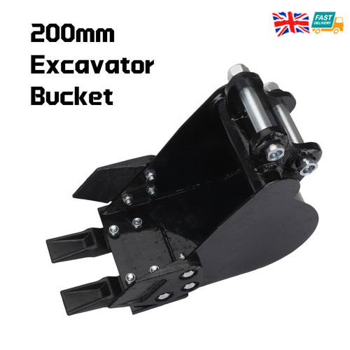 200mm digging bucket 25mm pins - digging,