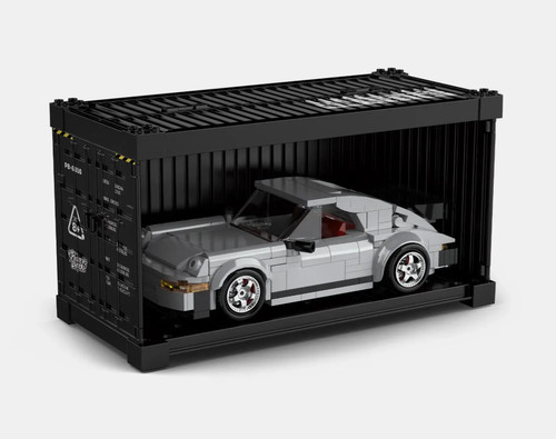 Set building block porsche 930 - building,
