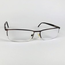 POLICE eyeglasses BROWN HALF