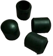 19mm 3/4" Black Chair Ferrules Feet Furniture Table legs caps ends   (pack of 4)