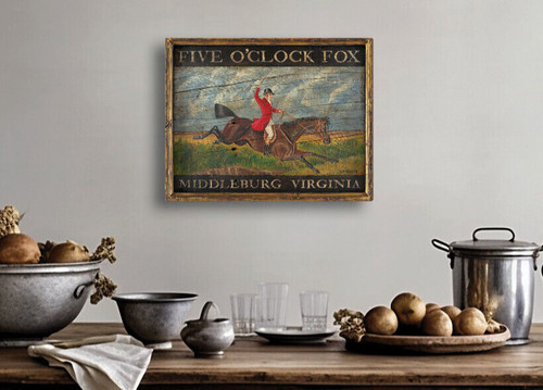 Fox hunt five clock - "five,