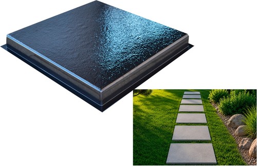 Large square concrete paver - square,