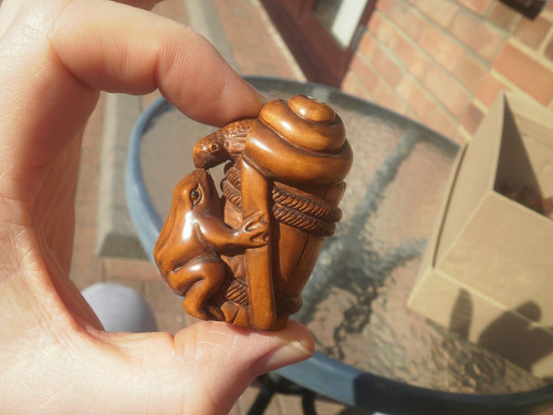 Hand carved wood - hand,