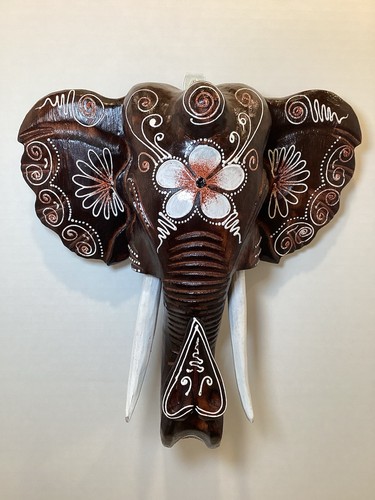 Elephant head wall mask - head,