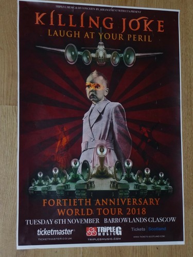 Killing joke concert poster - joke,