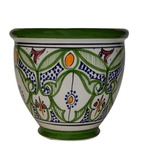 Flower pot moroccan spanish - flower,