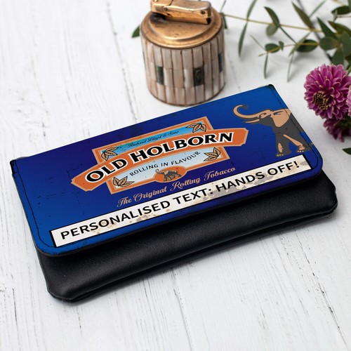 Personalised tobacco pouch - personalised,