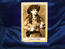 ANNIE OAKLEY Cabinet Card