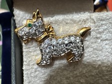Vintage Swarovski Scottie/