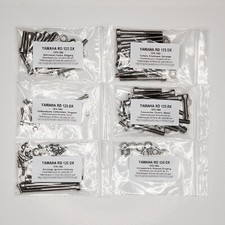 Yamaha RD 125 DX 1976-1982 BTR stainless steel screw kit complete engine RD125 RD125DX RDX