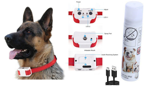 Rechargeable dog collar anti - collar,