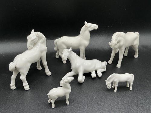 Miniature white ceramic - 6,