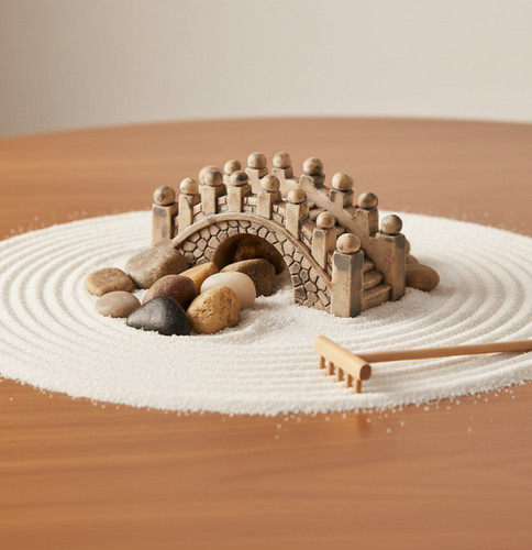 Bridge landscape miniature - landscape,