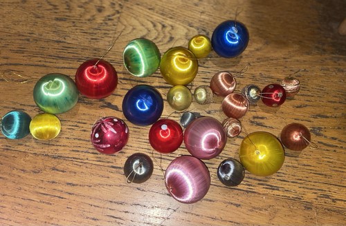 Vintage christmas baubles - vintage,
