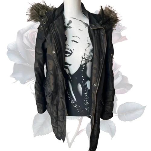 Mint velvet camo parka - camo, coat