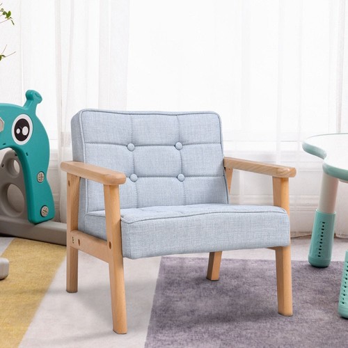 Kids armchair linen padded - kids,
